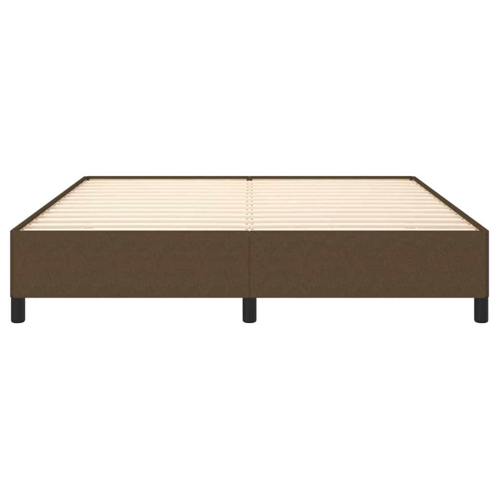 Bedframe zonder matras stof donkerbruin 180x200 cm is nu te koop bij PeponiXL, paradijselijk wonen!
