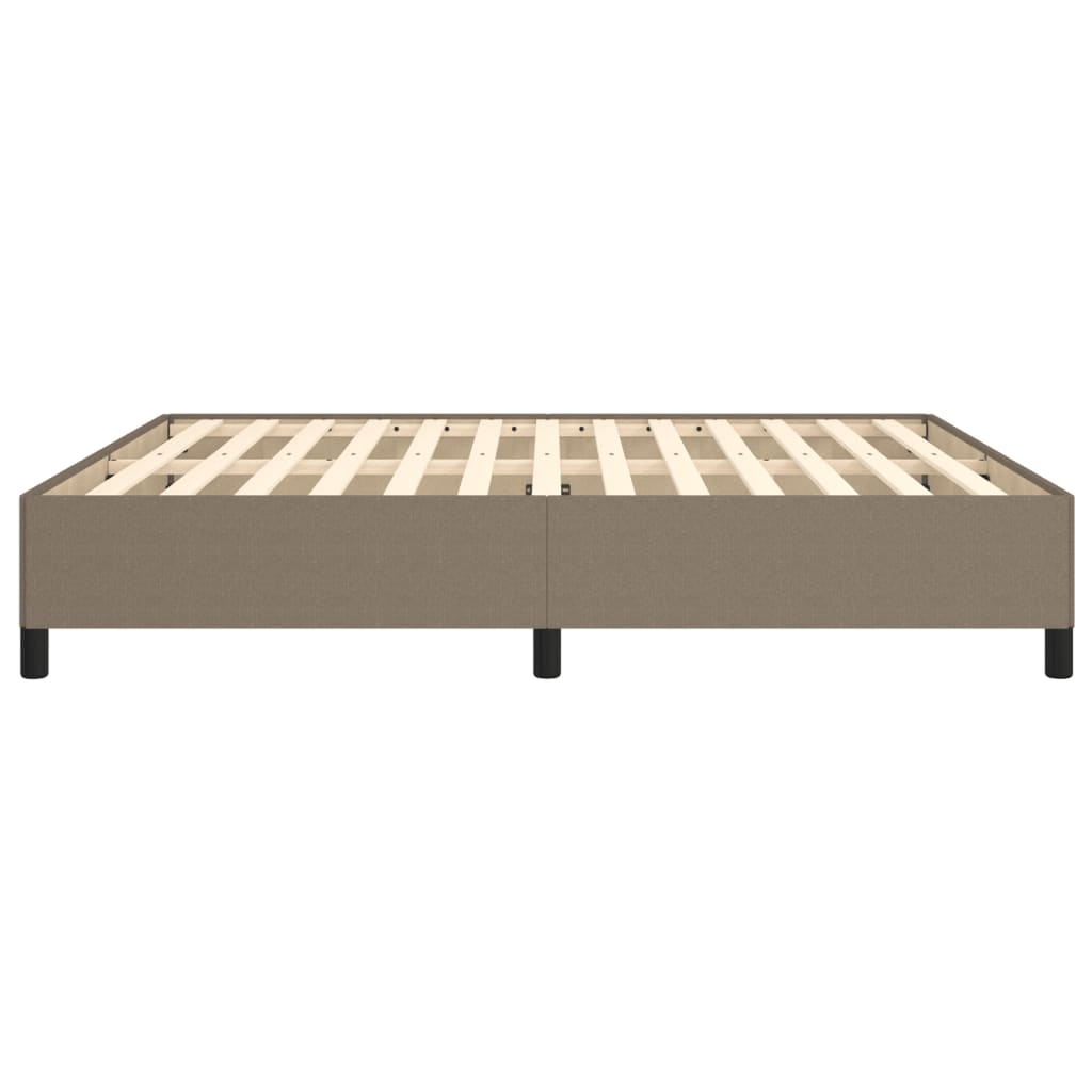 Bedframe zonder matras stof taupe 180x200 cm is nu te koop bij PeponiXL, paradijselijk wonen!