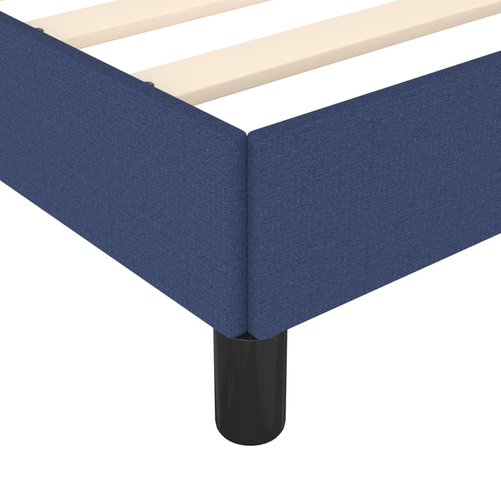 Bedframe zonder matras stof blauw 200x200 cm is nu te koop bij PeponiXL, paradijselijk wonen!