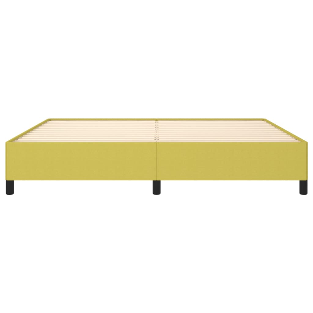 Bedframe zonder matras 200x200 cm stof groen is nu te koop bij PeponiXL, paradijselijk wonen!