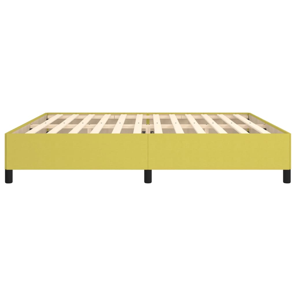 Bedframe zonder matras 200x200 cm stof groen is nu te koop bij PeponiXL, paradijselijk wonen!