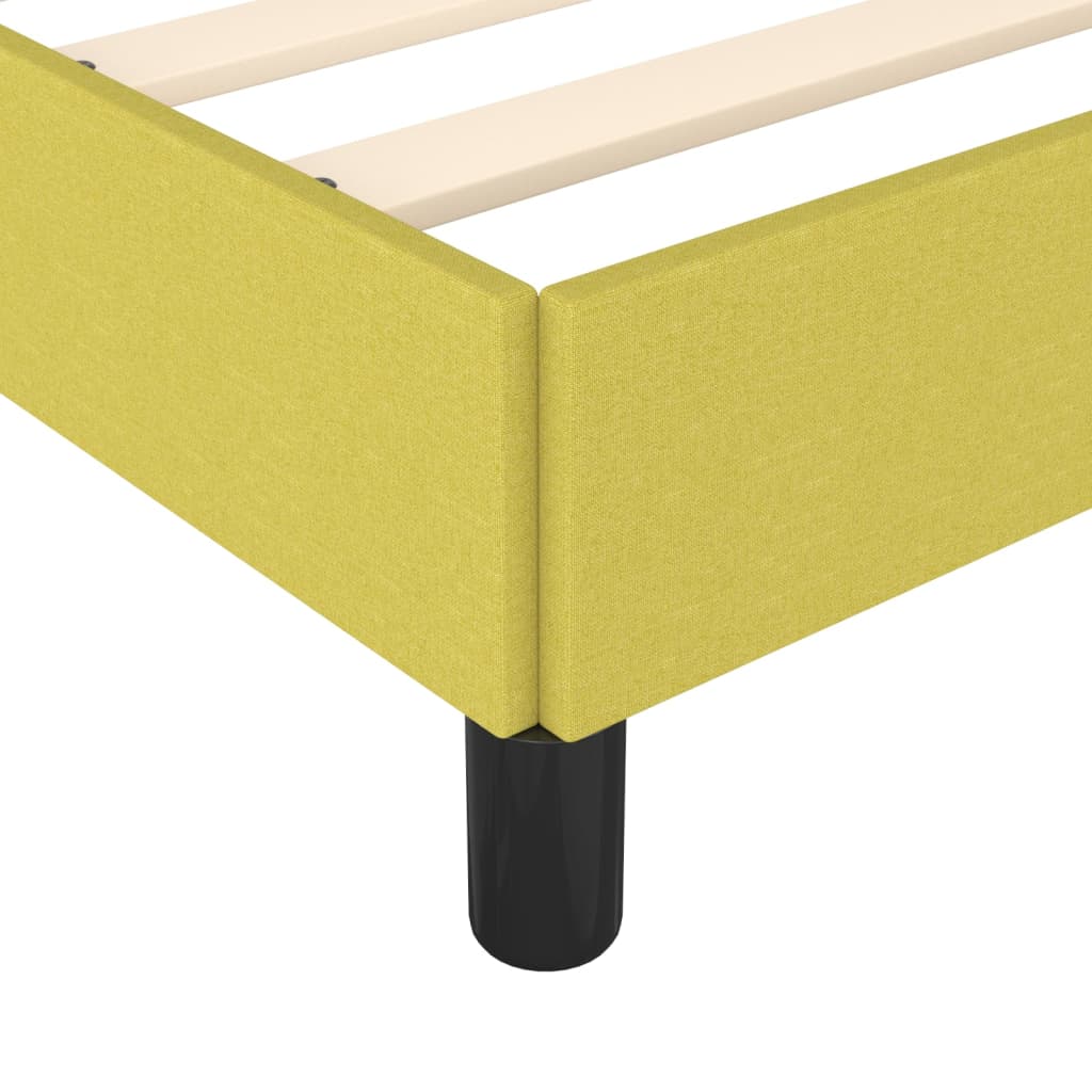 Bedframe zonder matras 200x200 cm stof groen is nu te koop bij PeponiXL, paradijselijk wonen!