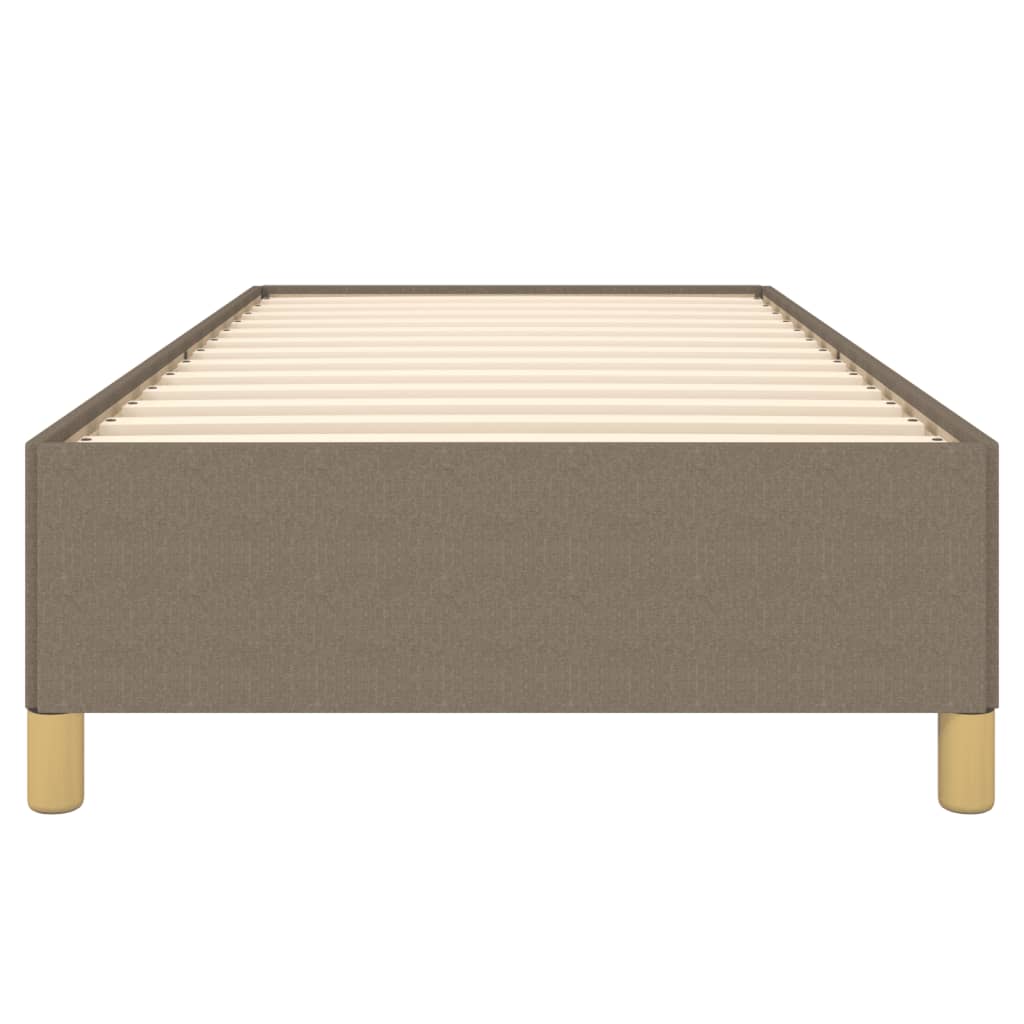 Bedframe zonder matras 80x200 cm stof taupe is nu te koop bij PeponiXL, paradijselijk wonen!