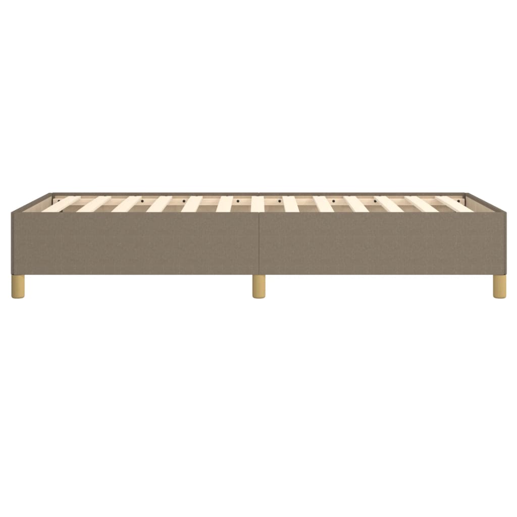 Bedframe zonder matras 80x200 cm stof taupe is nu te koop bij PeponiXL, paradijselijk wonen!