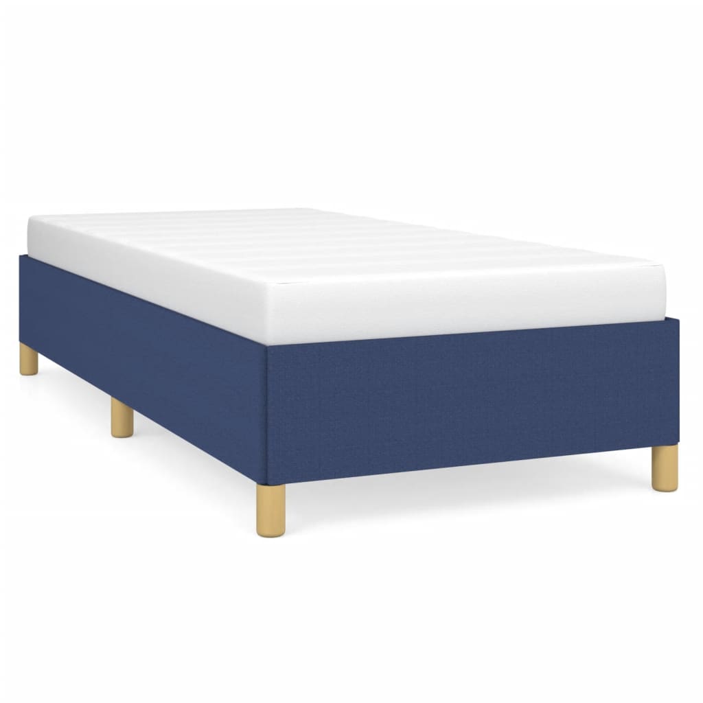 Bedframe zonder matras 80x200 cm stof blauw is nu te koop bij PeponiXL, paradijselijk wonen!