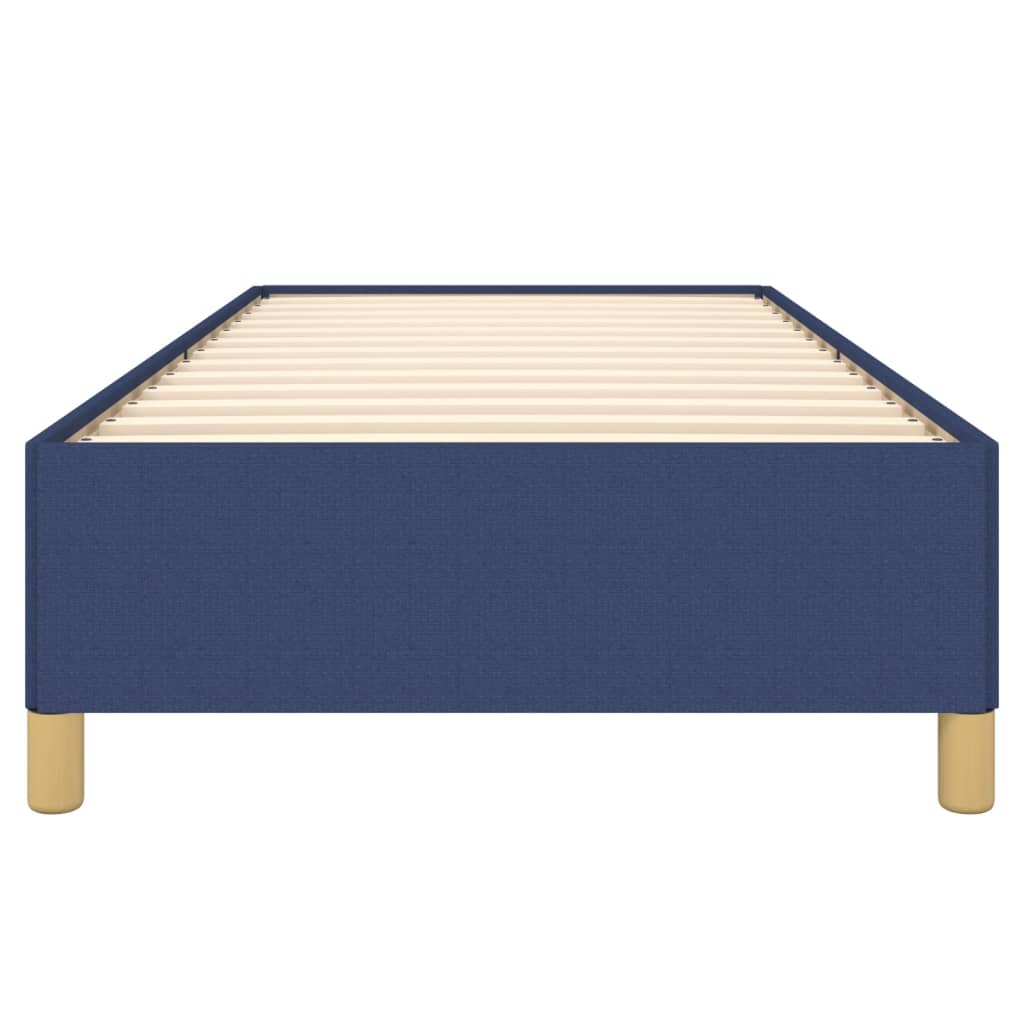 Bedframe zonder matras 90x190 cm stof blauw is nu te koop bij PeponiXL, paradijselijk wonen!