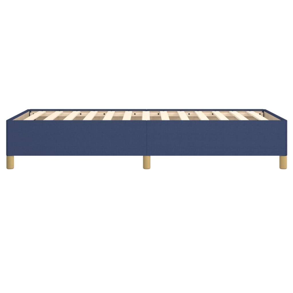 Bedframe zonder matras 90x190 cm stof blauw is nu te koop bij PeponiXL, paradijselijk wonen!