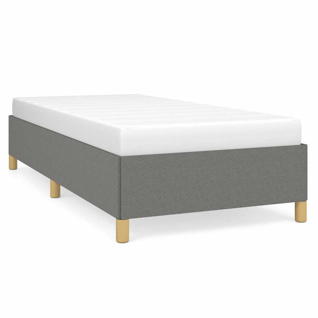 Bedframe zonder matras 90x200 cm stof donkergrijs is nu te koop bij PeponiXL, paradijselijk wonen!