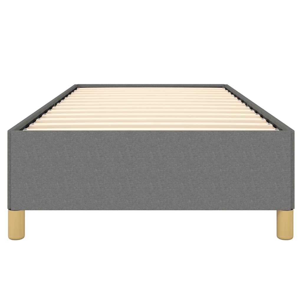 Bedframe zonder matras 90x200 cm stof donkergrijs is nu te koop bij PeponiXL, paradijselijk wonen!