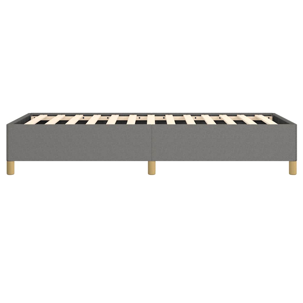 Bedframe zonder matras 90x200 cm stof donkergrijs is nu te koop bij PeponiXL, paradijselijk wonen!