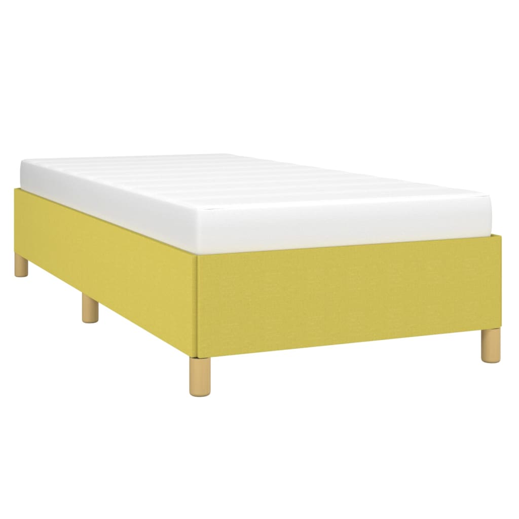 Bedframe stof groen 90x200 cm is nu te koop bij PeponiXL, paradijselijk wonen!