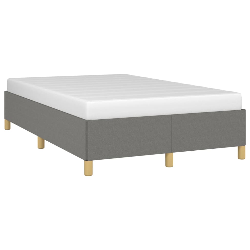 Bedframe zonder matras 120x200 cm stof donkergrijs is nu te koop bij PeponiXL, paradijselijk wonen!