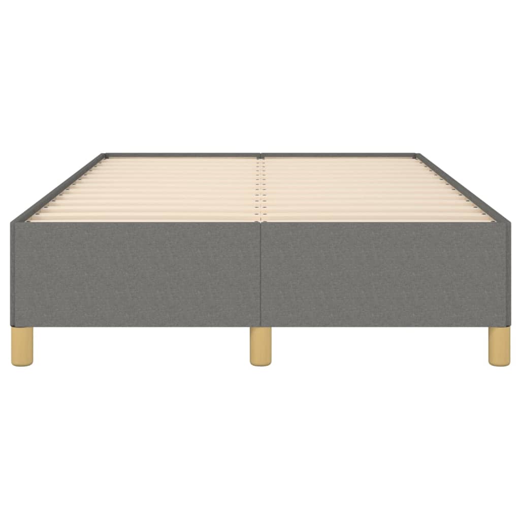 Bedframe zonder matras 120x200 cm stof donkergrijs is nu te koop bij PeponiXL, paradijselijk wonen!