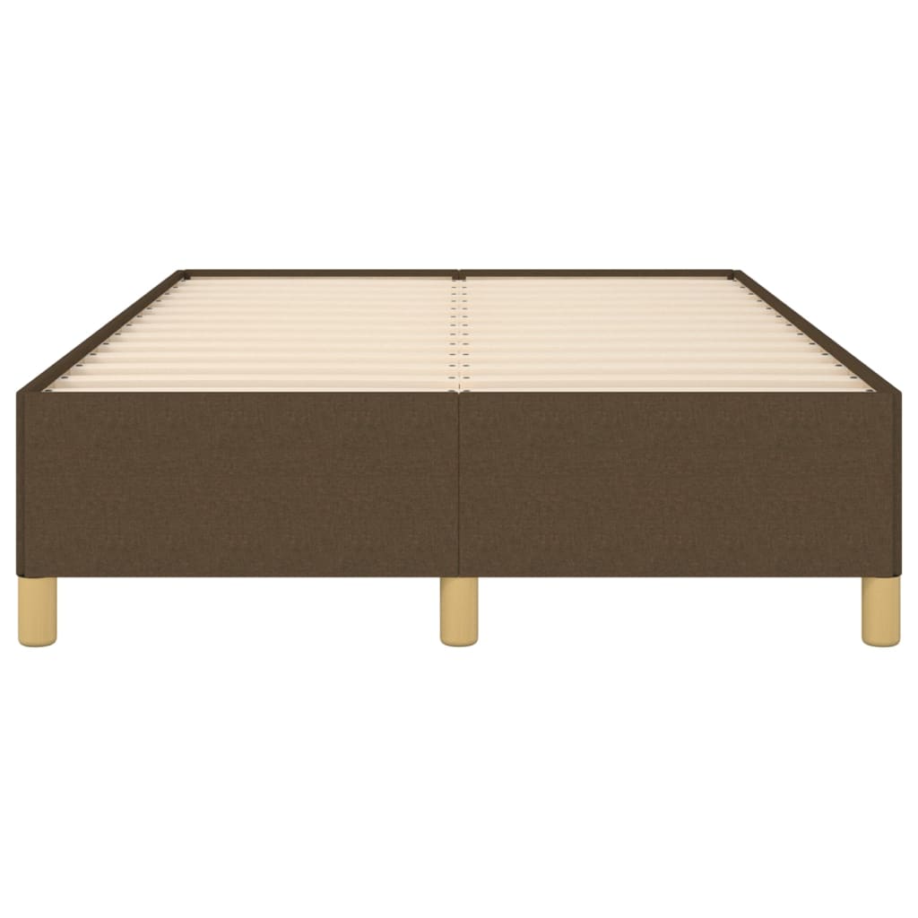 Bedframe zonder matras 120x200 cm stof donkerbruin is nu te koop bij PeponiXL, paradijselijk wonen!
