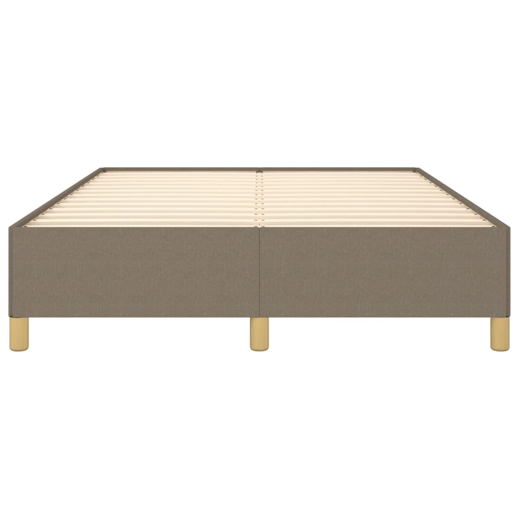 Bedframe zonder matras stof taupe 140x190 cm is nu te koop bij PeponiXL, paradijselijk wonen!