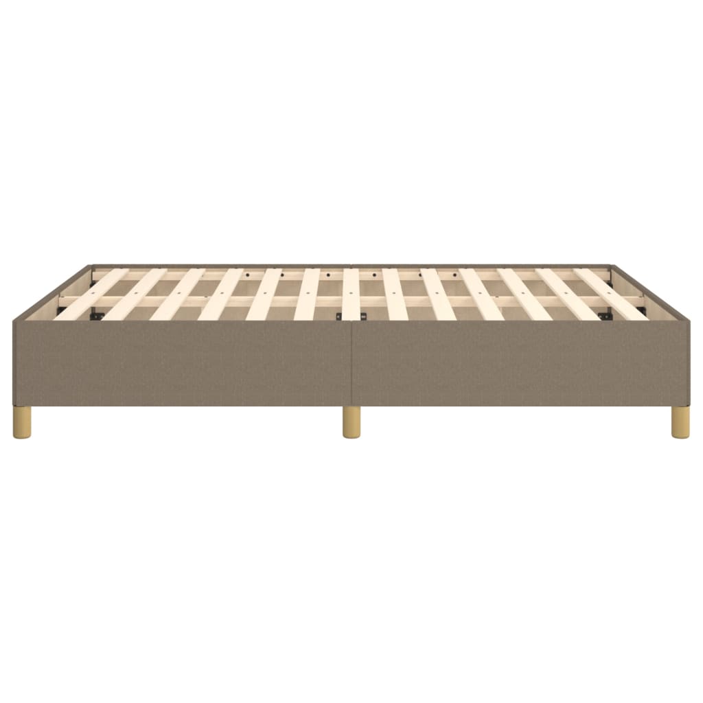 Bedframe zonder matras stof taupe 140x190 cm is nu te koop bij PeponiXL, paradijselijk wonen!
