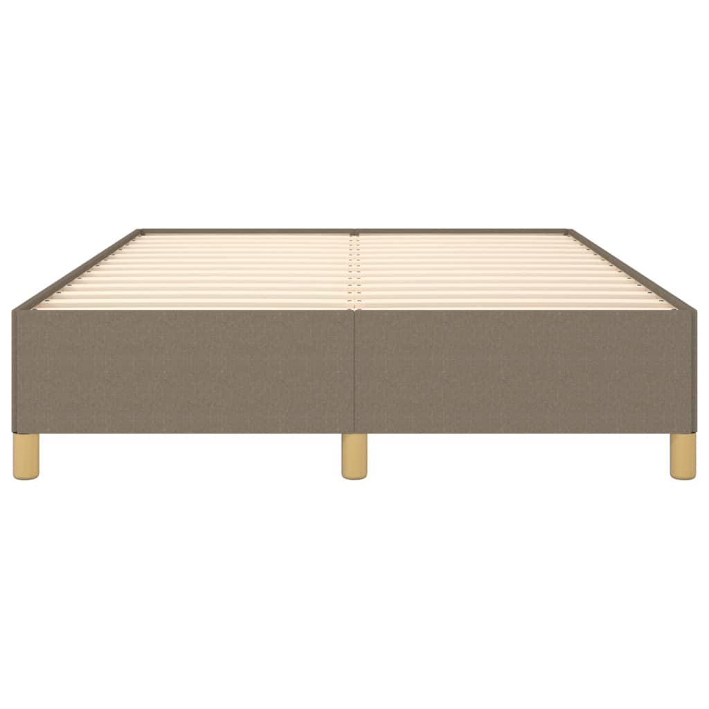 Bedframe zonder matras stof taupe 140x200 cm is nu te koop bij PeponiXL, paradijselijk wonen!