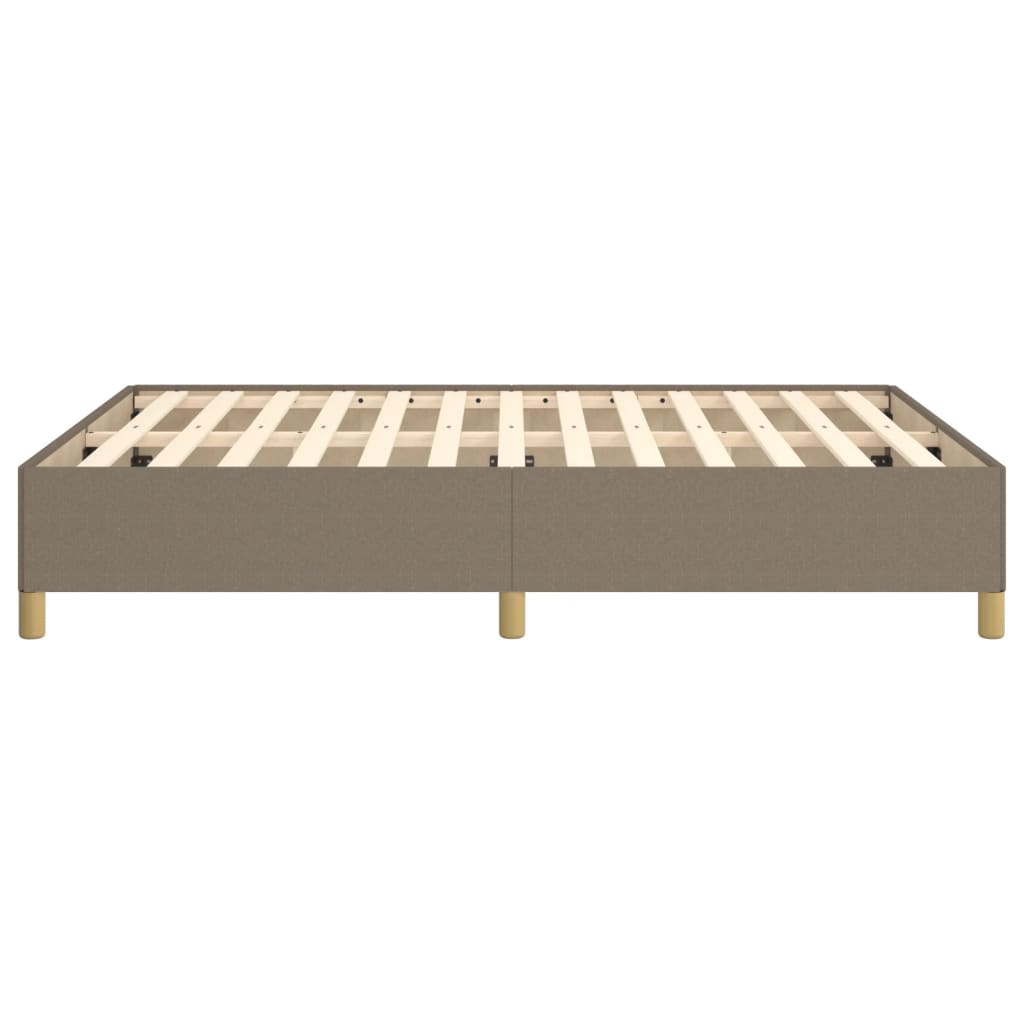 Bedframe zonder matras stof taupe 140x200 cm is nu te koop bij PeponiXL, paradijselijk wonen!