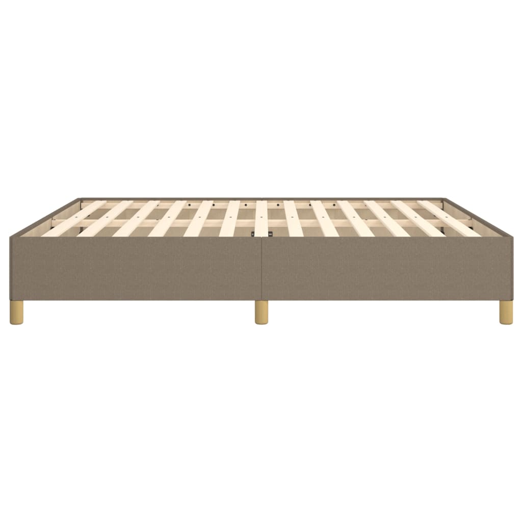 Bedframe zonder matras stof taupe 180x200 cm is nu te koop bij PeponiXL, paradijselijk wonen!