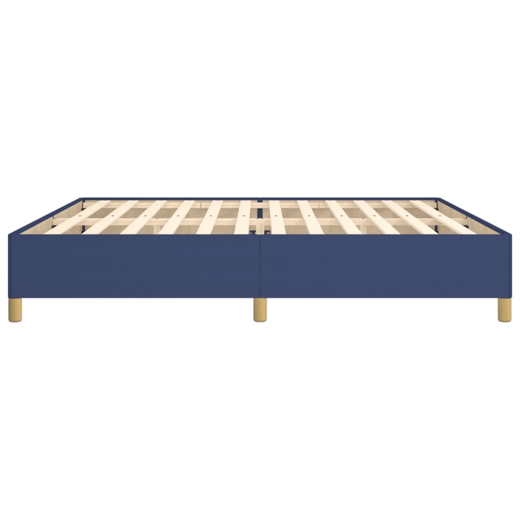 Bedframe zonder matras stof blauw 200x200 cm is nu te koop bij PeponiXL, paradijselijk wonen!