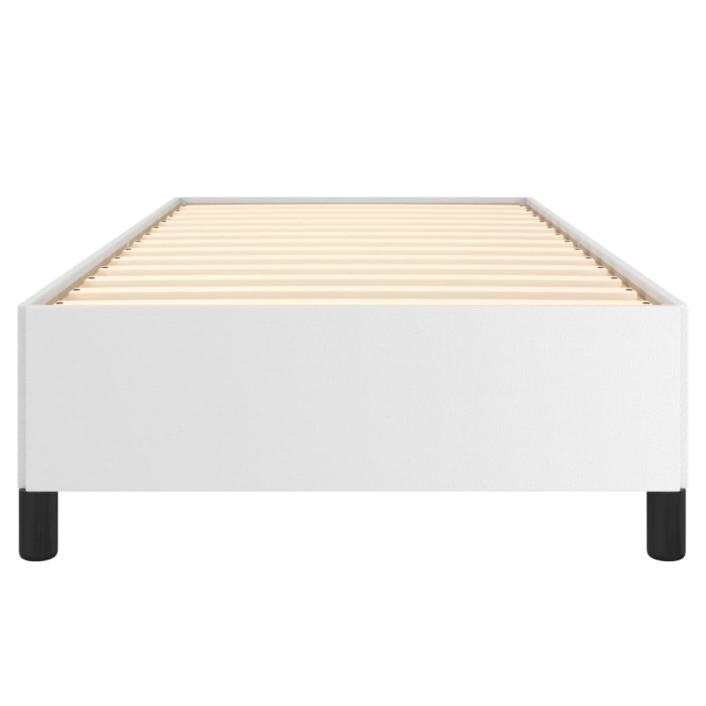 Bedframe kunstleer wit 80x200 cm is nu te koop bij PeponiXL, paradijselijk wonen!