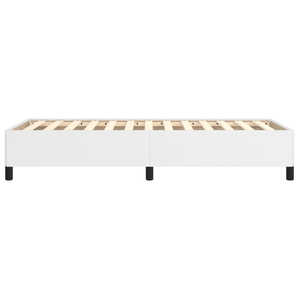 Bedframe kunstleer wit 80x200 cm is nu te koop bij PeponiXL, paradijselijk wonen!