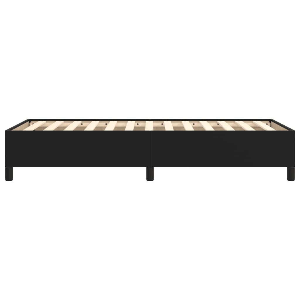 Bedframe kunstleer zwart 90x200 cm is nu te koop bij PeponiXL, paradijselijk wonen!