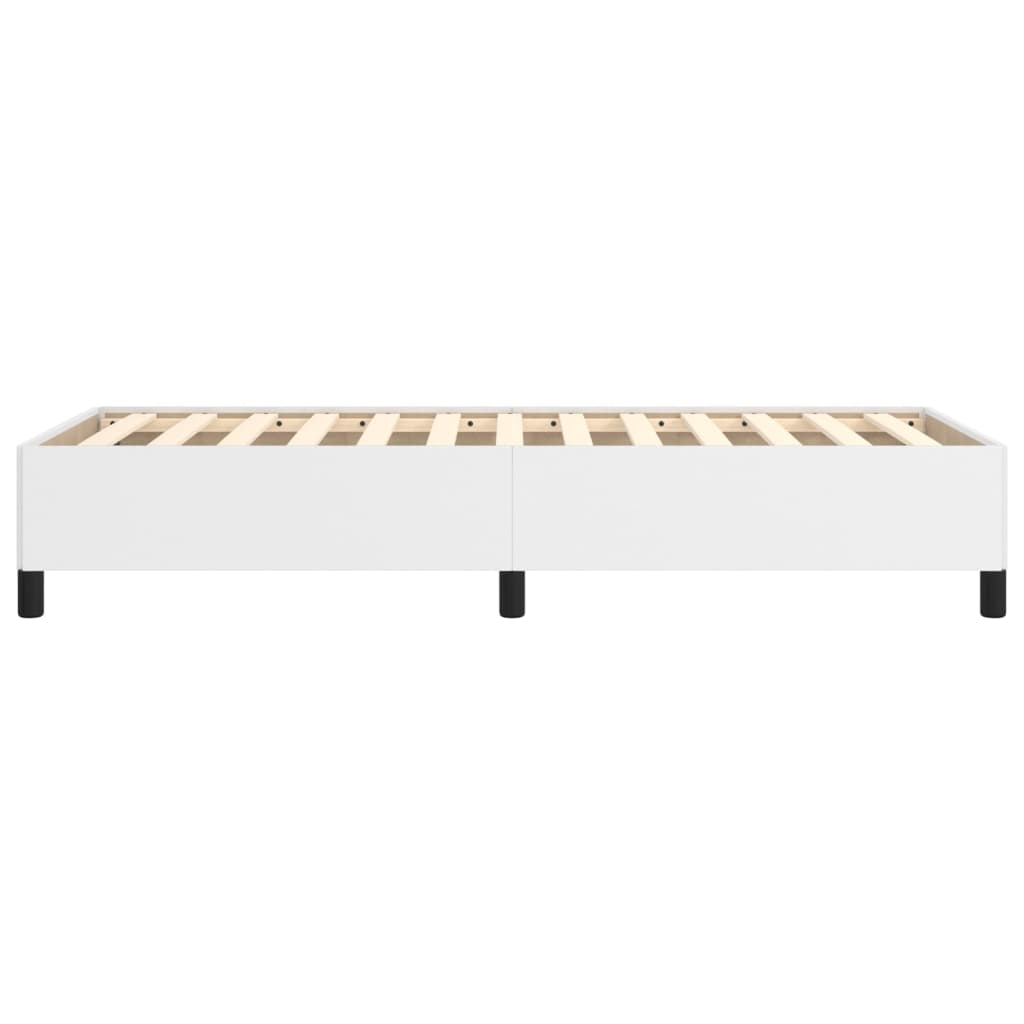 Bedframe kunstleer wit 100x200 cm is nu te koop bij PeponiXL, paradijselijk wonen!
