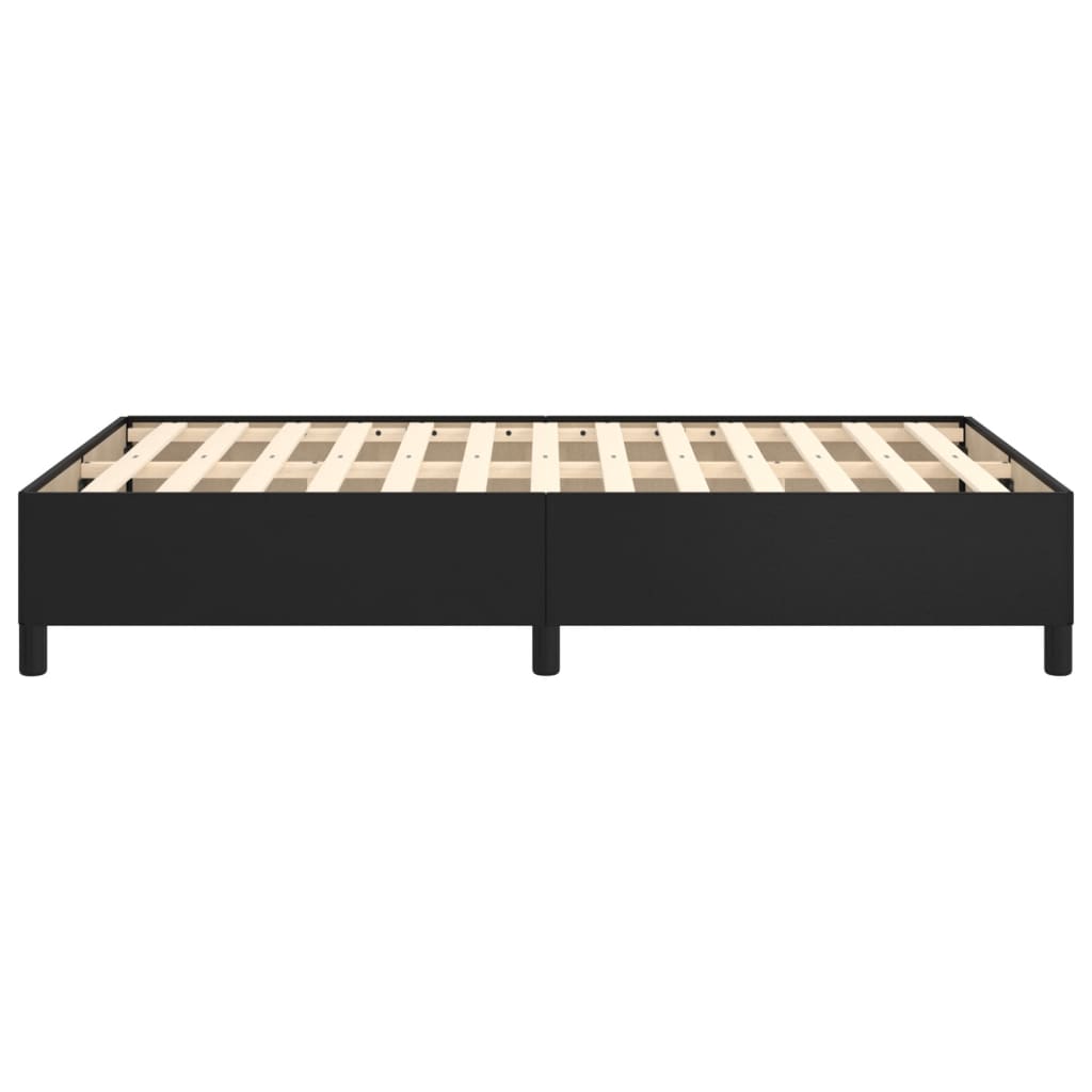 Bedframe kunstleer zwart 120x200 cm is nu te koop bij PeponiXL, paradijselijk wonen!