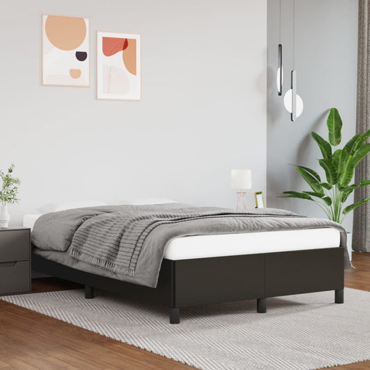 Bedframe kunstleer zwart 120x200 cm is nu te koop bij PeponiXL, paradijselijk wonen!