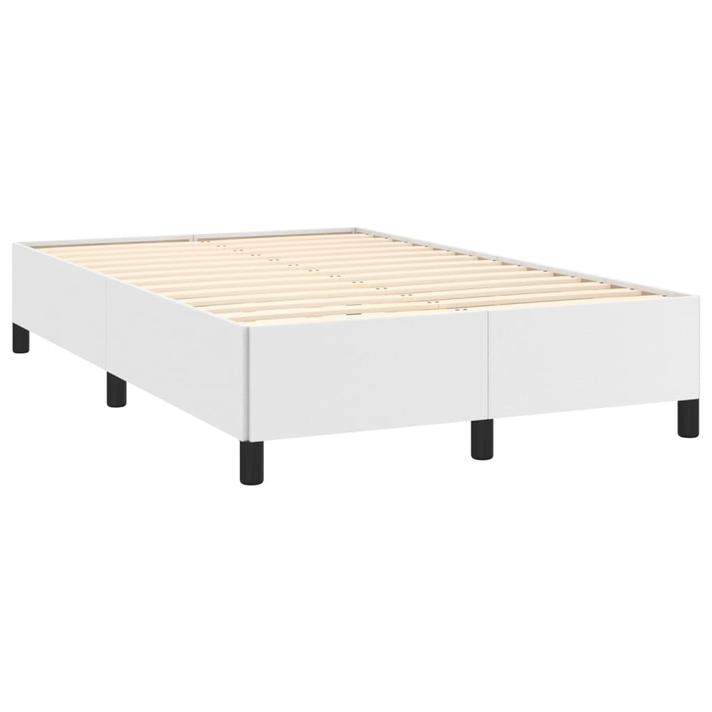 Bedframe kunstleer wit 120x200 cm is nu te koop bij PeponiXL, paradijselijk wonen!