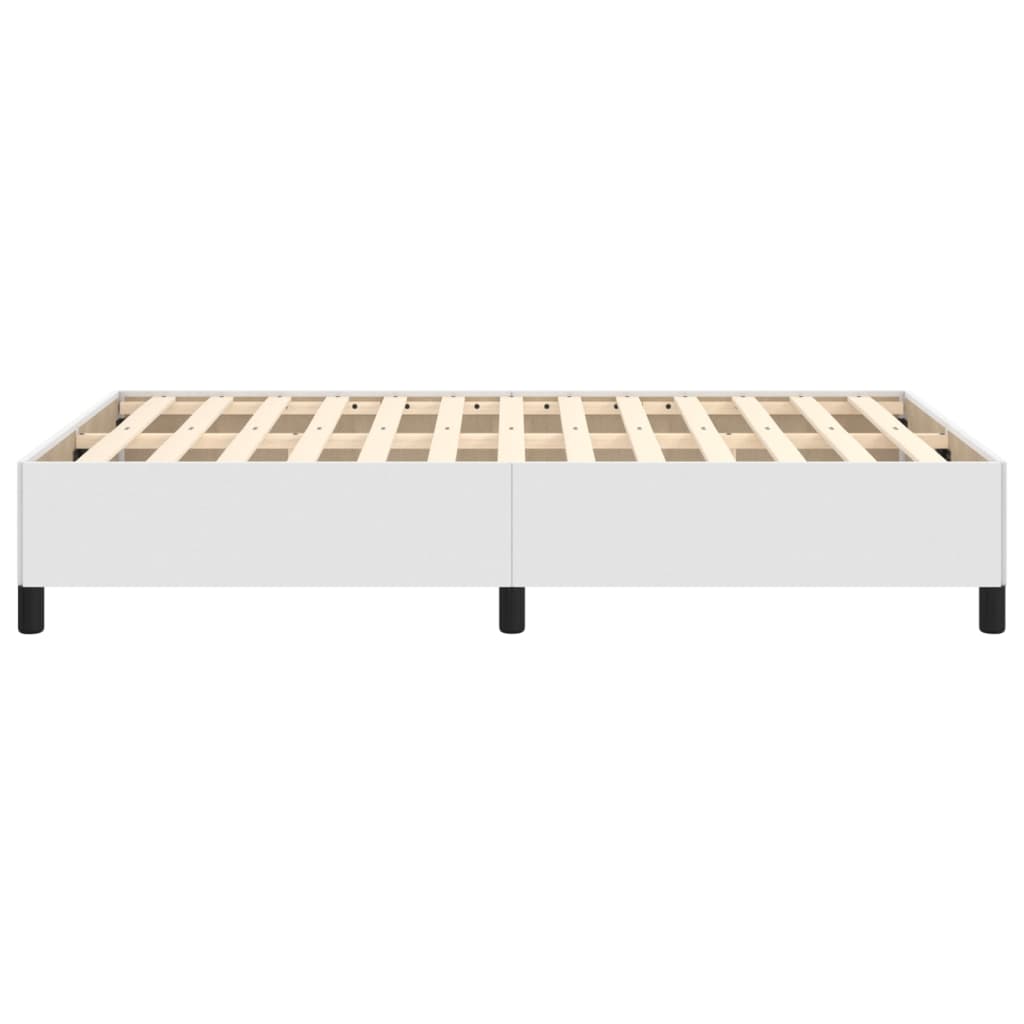 Bedframe kunstleer wit 120x200 cm is nu te koop bij PeponiXL, paradijselijk wonen!