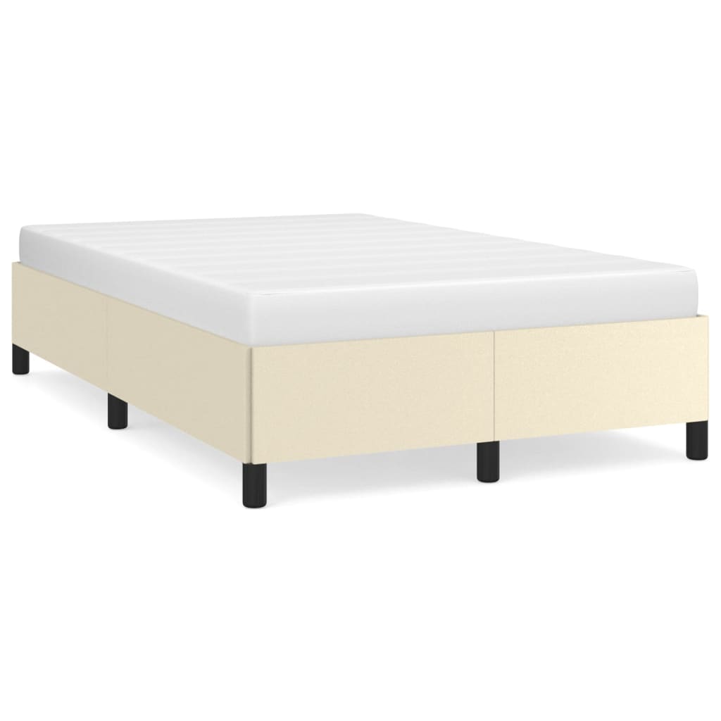 Bedframe kunstleer crèmekleurig 120x200 cm is nu te koop bij PeponiXL, paradijselijk wonen!