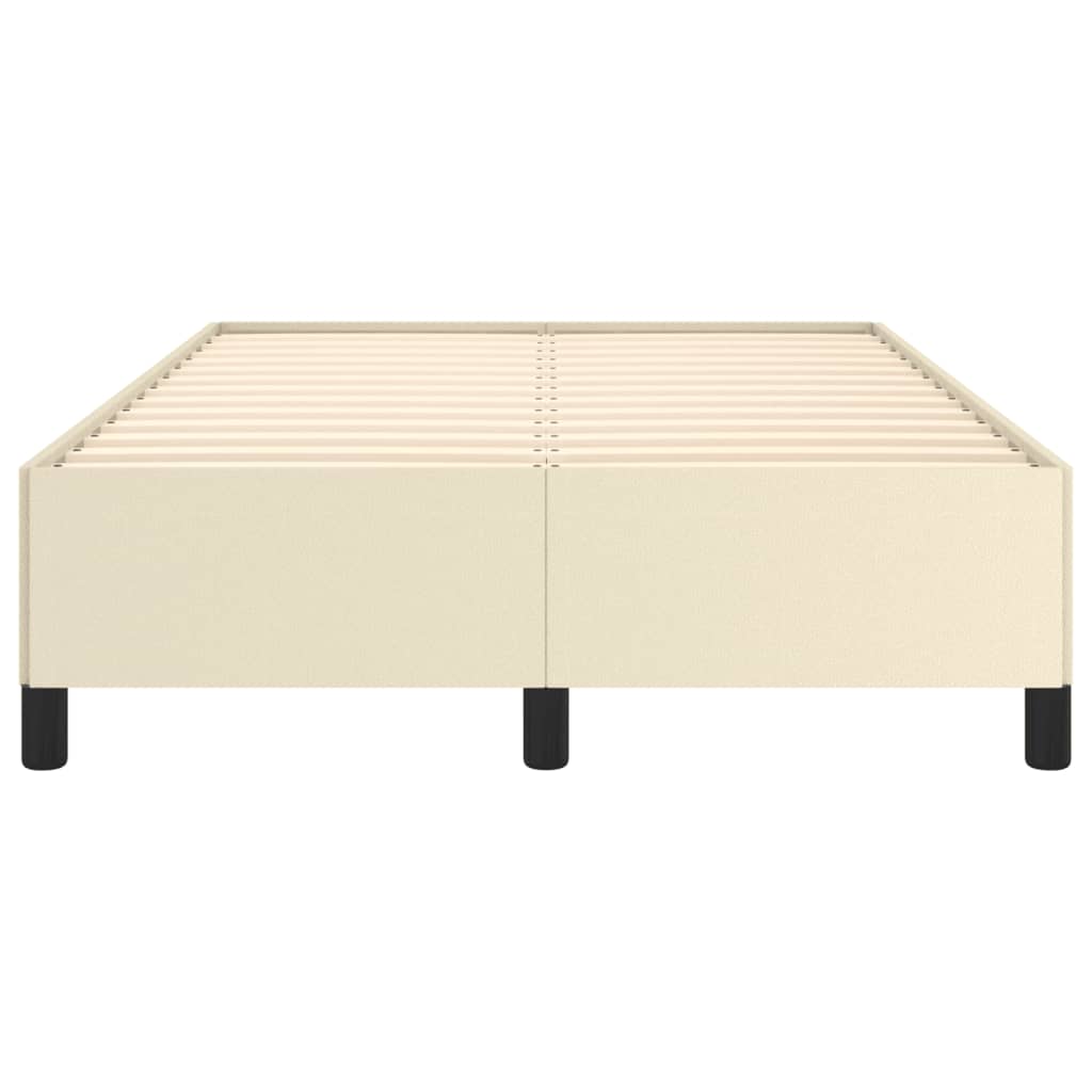 Bedframe kunstleer crèmekleurig 120x200 cm is nu te koop bij PeponiXL, paradijselijk wonen!