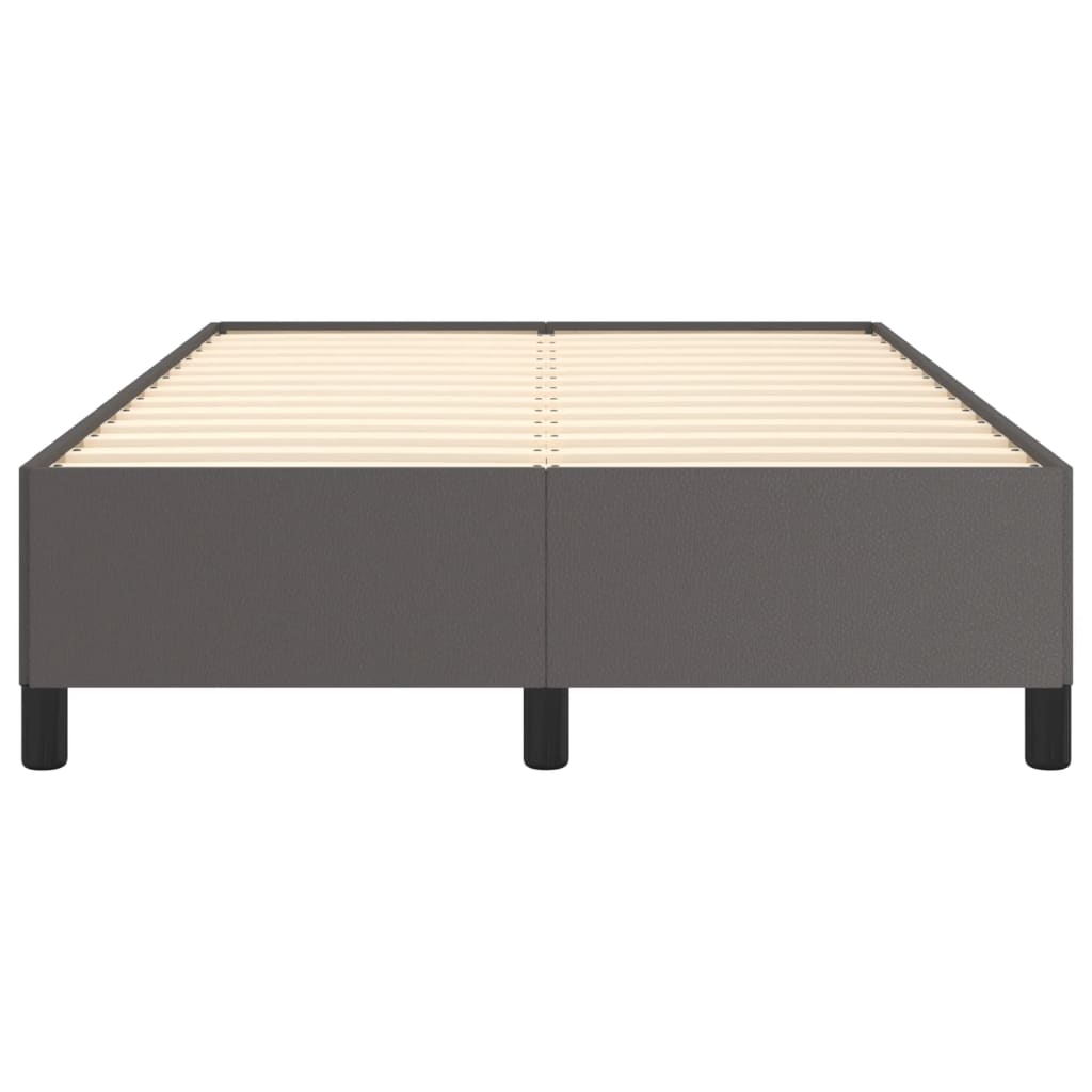 Bedframe kunstleer grijs 120x200 cm is nu te koop bij PeponiXL, paradijselijk wonen!