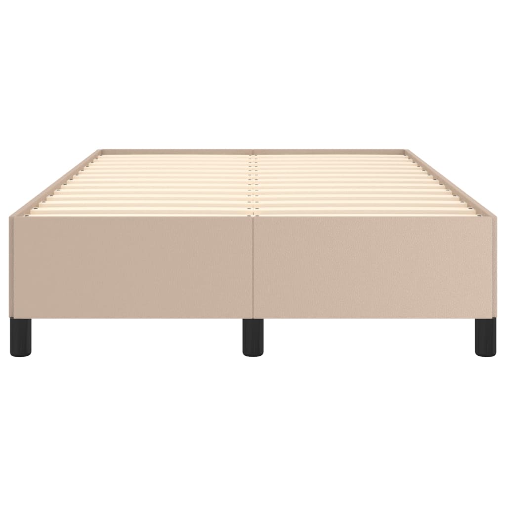 Bedframe kunstleer cappuccinokleurig 120x200 cm is nu te koop bij PeponiXL, paradijselijk wonen!