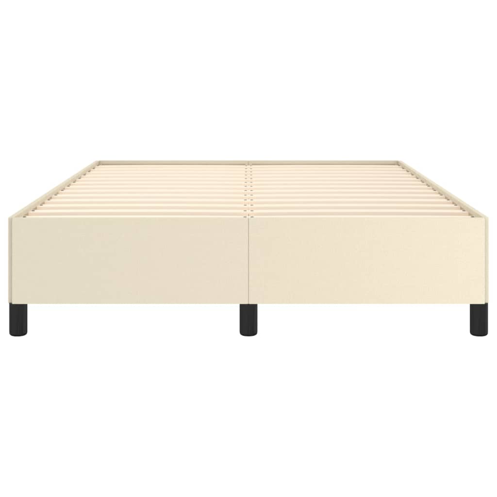 Bedframe kunstleer crèmekleurig 140x190 cm is nu te koop bij PeponiXL, paradijselijk wonen!