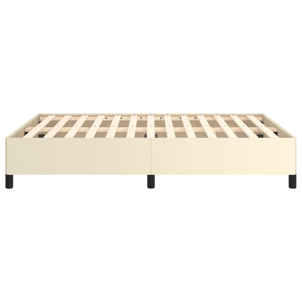 Bedframe kunstleer crèmekleurig 140x190 cm is nu te koop bij PeponiXL, paradijselijk wonen!