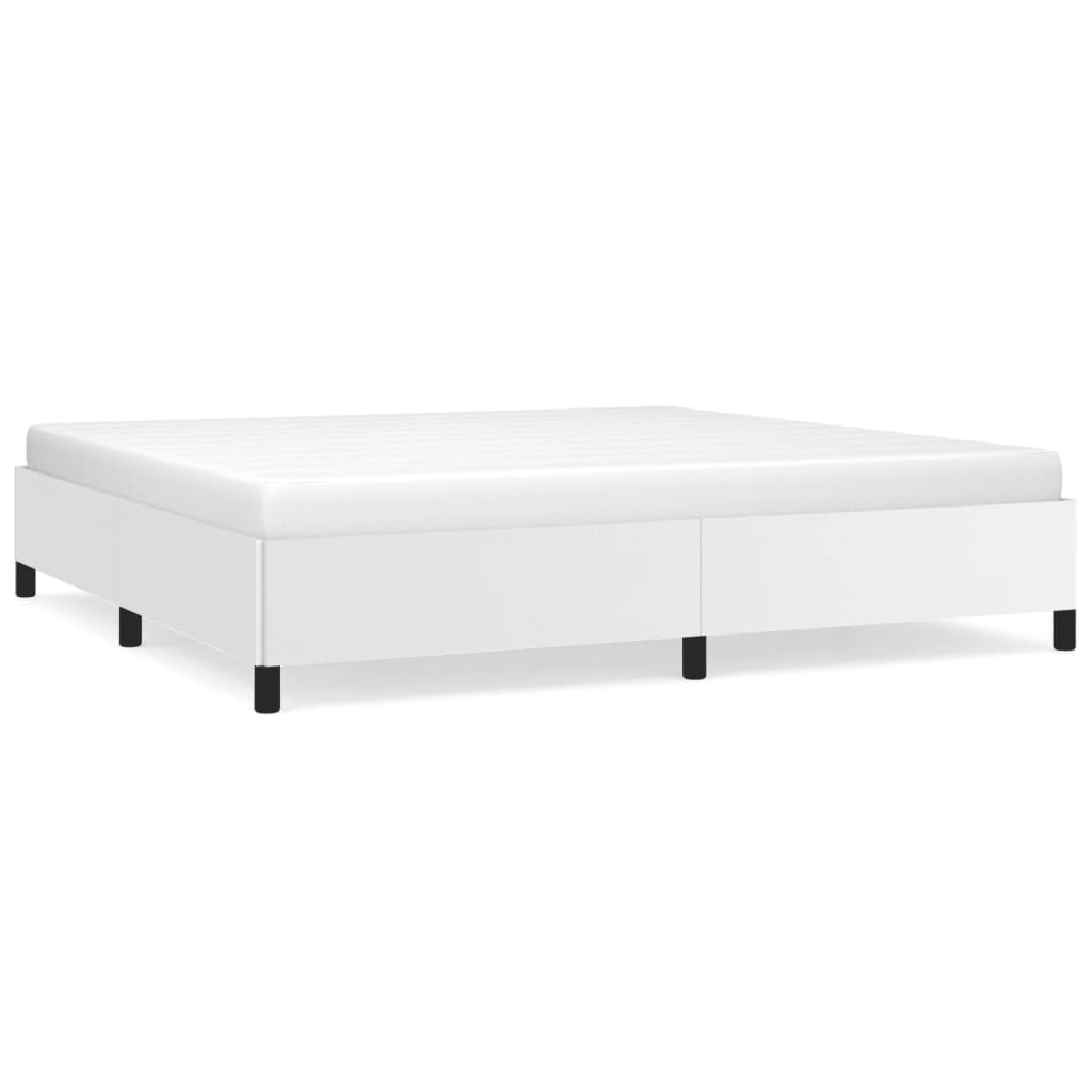 Bedframe kunstleer wit 200x200 cm is nu te koop bij PeponiXL, paradijselijk wonen!
