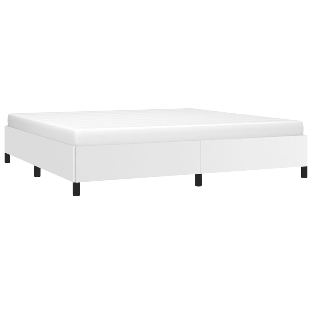 Bedframe kunstleer wit 200x200 cm is nu te koop bij PeponiXL, paradijselijk wonen!