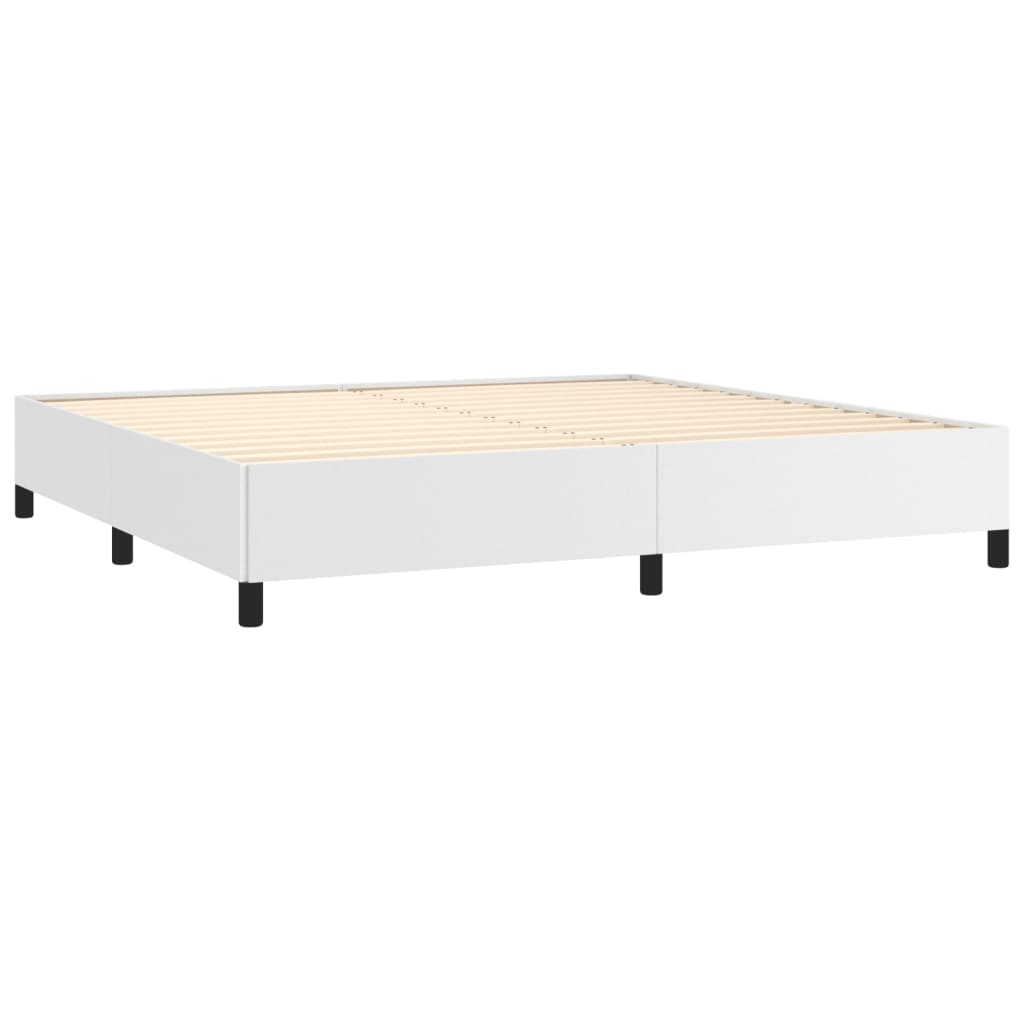Bedframe kunstleer wit 200x200 cm is nu te koop bij PeponiXL, paradijselijk wonen!