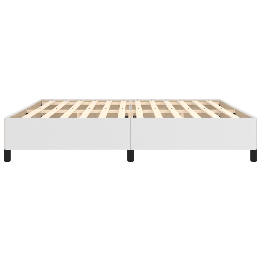 Bedframe kunstleer wit 200x200 cm is nu te koop bij PeponiXL, paradijselijk wonen!