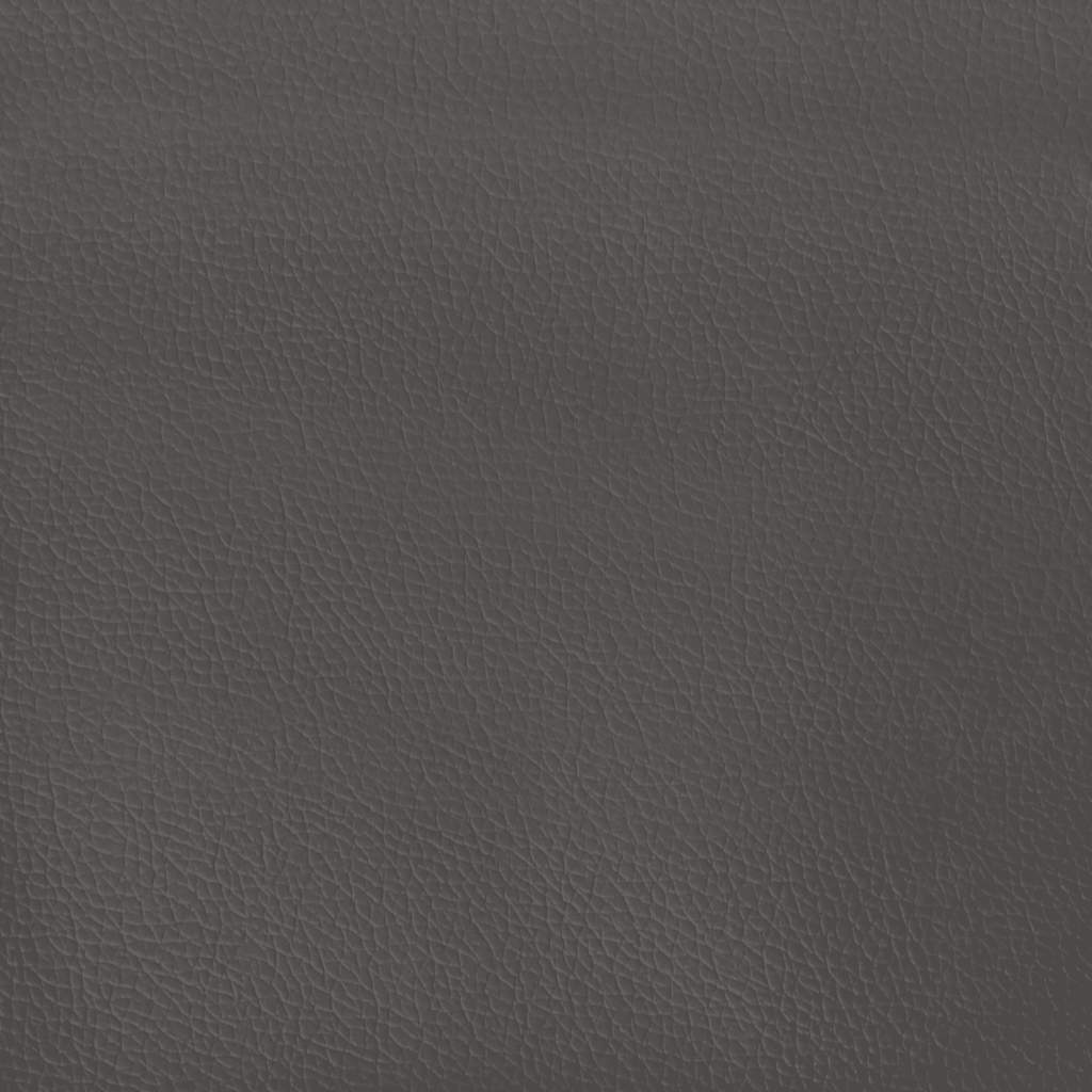 Bedframe met hoofdeinde zonder matras 90x190 cm grijs is nu te koop bij PeponiXL, paradijselijk wonen!