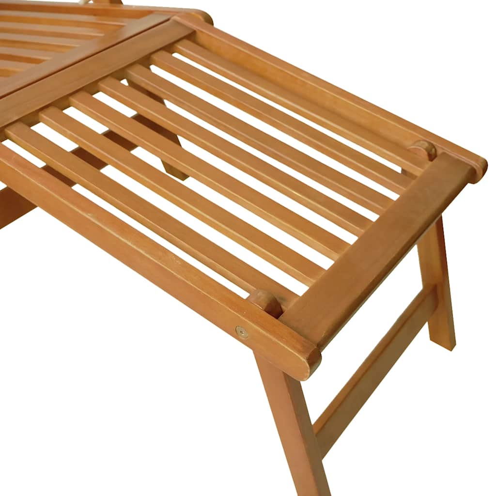 Terrasstoel met voetensteun en tafel massief acaciahout is nu te koop bij PeponiXL, paradijselijk wonen!