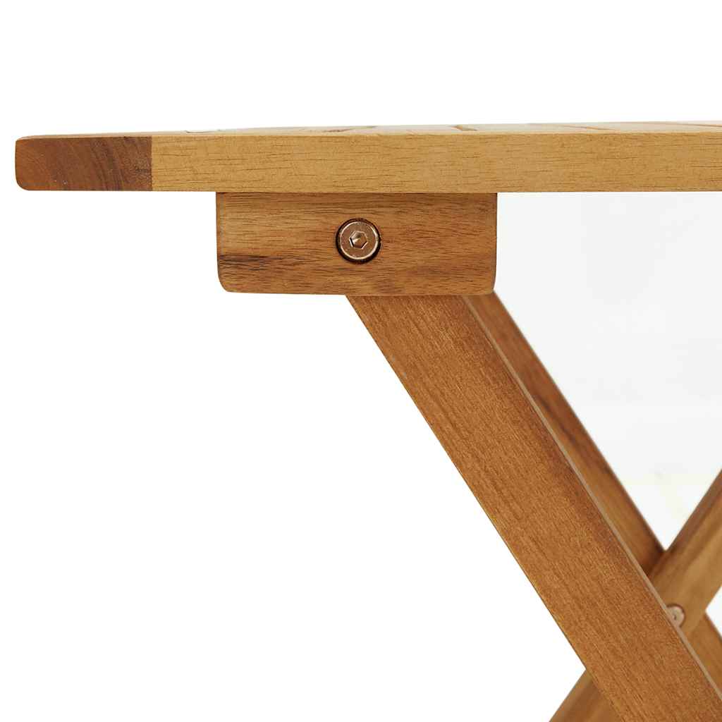 Terrasstoel met voetensteun en tafel massief acaciahout is nu te koop bij PeponiXL, paradijselijk wonen!