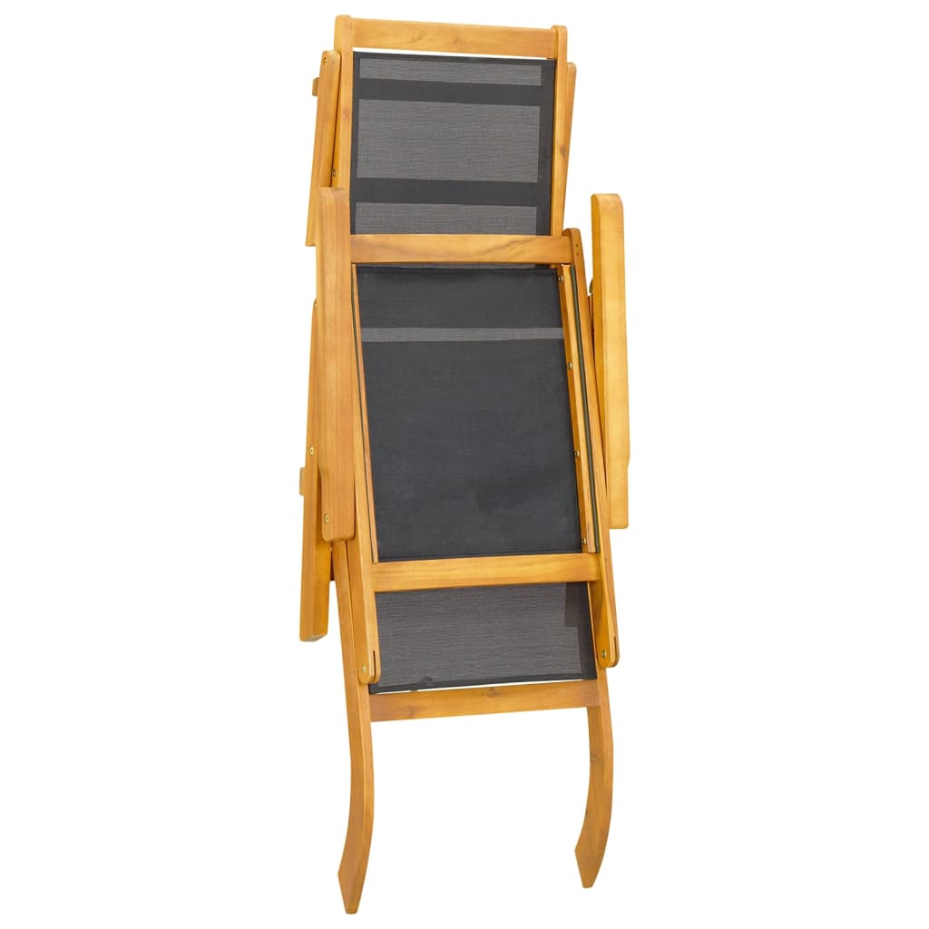 Terrasstoelen met tafel massief acaciahout en textileen is nu te koop bij PeponiXL, paradijselijk wonen!