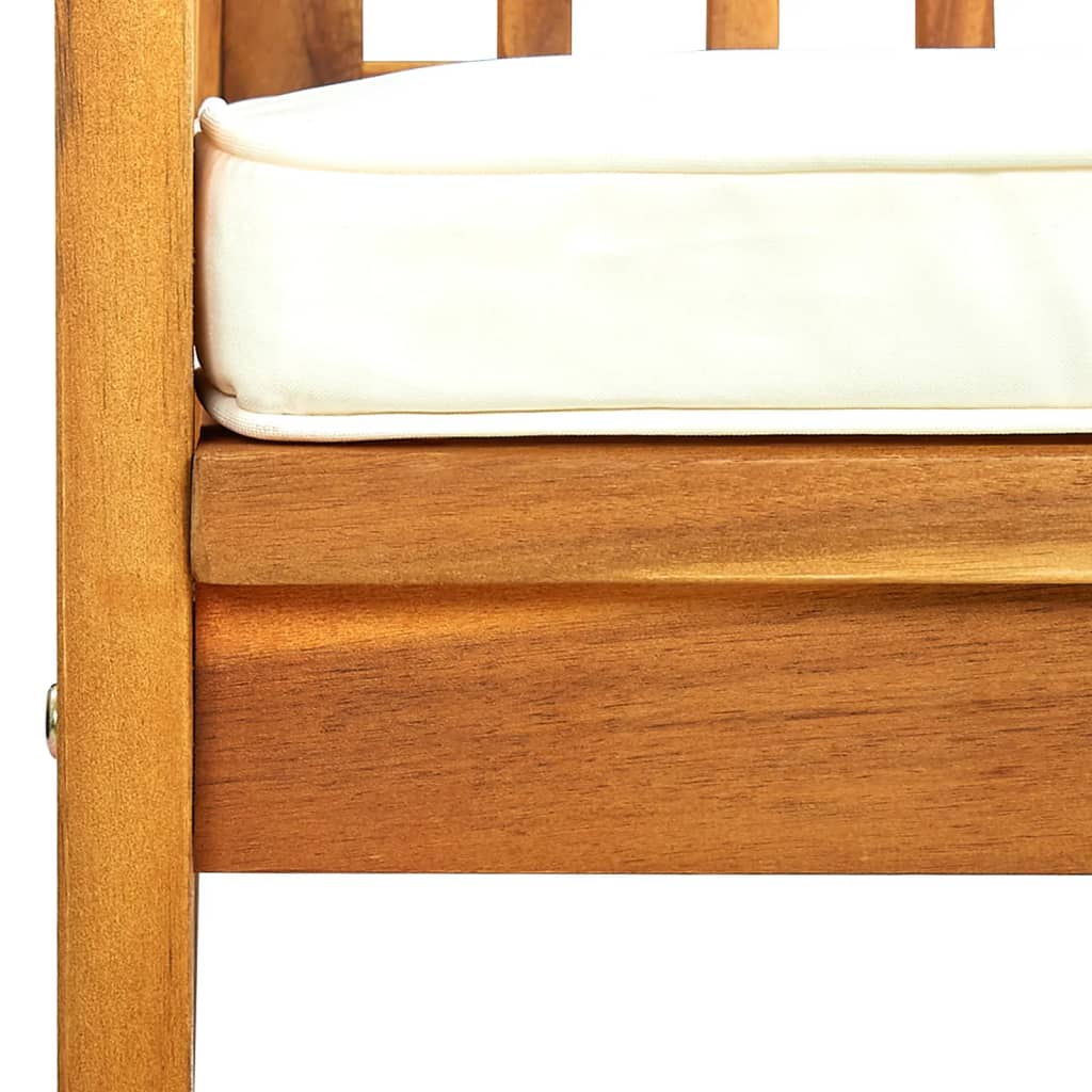 Tuinstoelen 4 stuks met kussens, massief acaciahout is nu te koop bij PeponiXL, paradijselijk wonen!