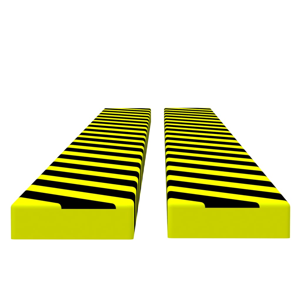 Hoekbeschermers 2 st 6x2x101,5 cm PU geel en zwart is nu te koop bij PeponiXL, paradijselijk wonen!