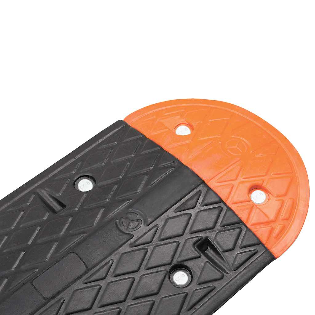 Verkeersdrempel 129x32,5x4 rubber geel en zwart is nu te koop bij PeponiXL, paradijselijk wonen!