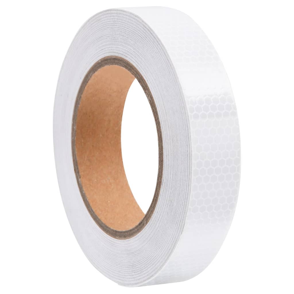 Reflecterende tape 2,5 cm x 20 m PVC wit is nu te koop bij PeponiXL, paradijselijk wonen!